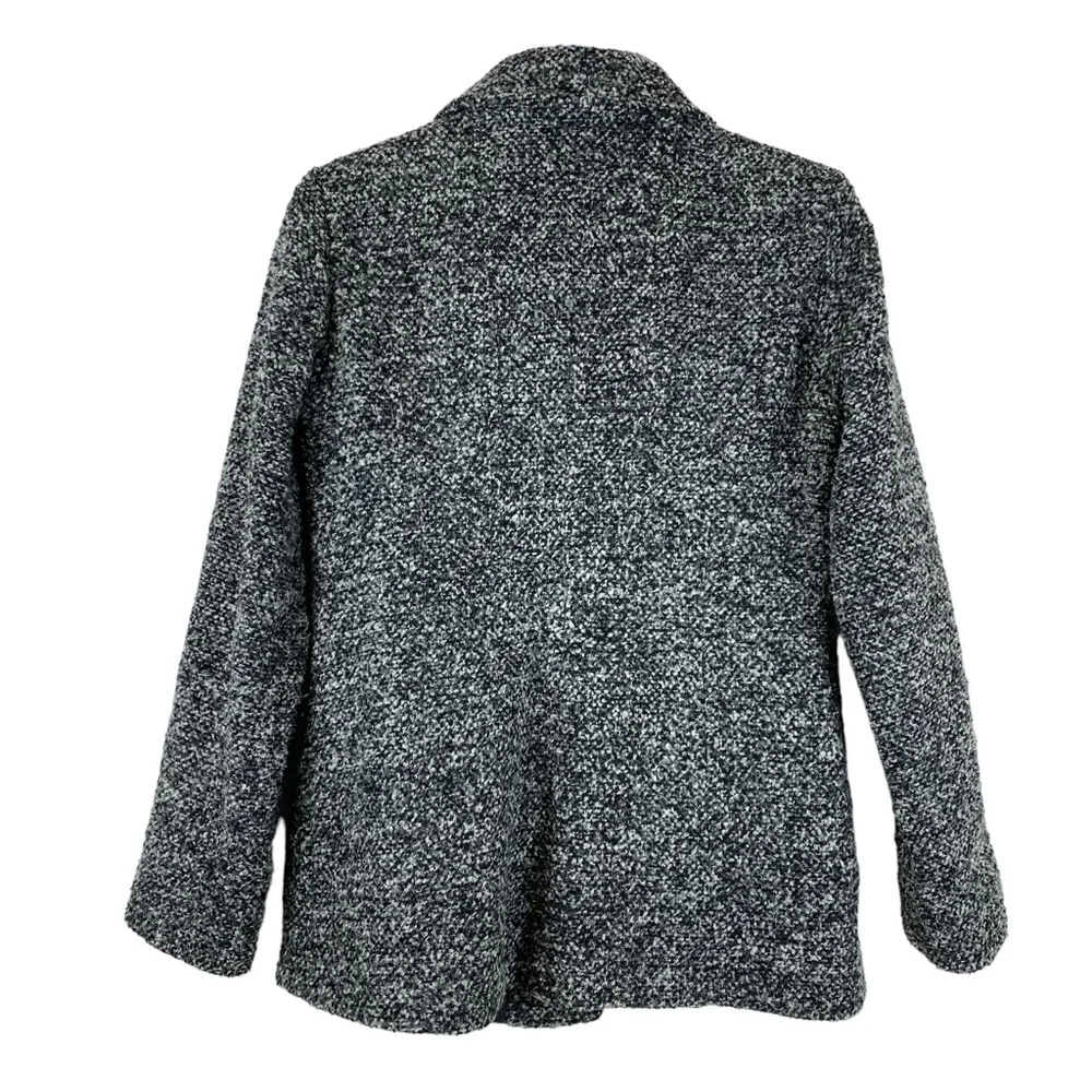 London Fog Blended Wool Coat Black and White size Small - Picture 7 of 9